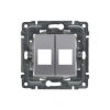 DANTE Pokrywa do 2x gniazda Keystone komplet do montażu p/t 4541802