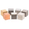 Eisco Assorted 10mm Metal Cubes in Box - Set of 7