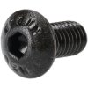 R-TECH 337375 M5 X 10 Hex Socket Button Screws Steel Black - Pack Of 100
