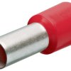 Końcówka tulejkowa długość 8mm Czerwony średnica 1.4mm Izolowane Knipex