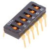 Przełącznik Dip-Switch Ilość Sekcji 6 On-Off 0,025A/24Vdc A6t-6101