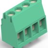 PCB terminal, 2 pole, pitch 3.5 mm, AWG 30-14, 12 A, screw connection, green, 284391-2