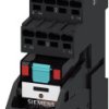 Przekaźnik sprzęgający 230V ac Siemens DPDT 12A Wciskane