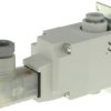 Pneumatyczne zawory elektromagnetyczne SMC 2/2 24V dc 2/2 portowy