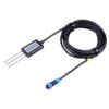 Industrial Soil Moisture & Temperature Sensor MODBUS-RTU RS485, 0-2V Analog Voltage (S-Soil MT-02B), with waterproof aviatio