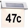 Paulmann 93765 Solar Illuminated House Numbers 0.2W Warm White IP44 LED