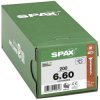 SPAX 1191010600605 Wood screw T-Star Plus Steel WIROX 6 mm x 60 mm 200 pcs