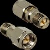 Coaxial adapter, 50 Ω, SMA plug to RP-SMA socket, straight, ADP-SMAM-RPSF