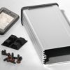 Aluminum RF enclosure, (L x W x H) 120 x 59 x 31 mm, natural, IP54, 1457C1202E