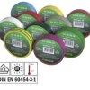 Zestaw taśm izolacyjnych VDE 15 mm x 10 m rolka tęcza 10szt. 263820 HAUPA