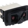 Przełącznik kołyskowy (Wł.)-wył.-(wł.) podświetlany 5 A DPDT IP68 APEM
