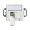 Telegärtner 100022957 Network outlet CAT6A 2 ports Alpine white