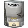 Ronseal 39375 One Coat Tile Paint Ivory Satin 750ml