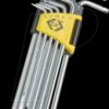 T4440M Hex key removal tool set, for hex-head screws, 9 pieces