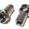 Wtyk F na kabel RG58 4szt