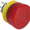 Emergency stop, turn/pull release, mounting Ø  16 mm, illuminated, 2 Form B (N/C), XA1E-LV3SG02Q4TR