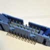 Header connector male 20 pins with clips