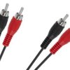 KABEL RCA 2X WTYK - 2X WTYK 3,00m (KABRCA2X30)
