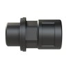 Łącznik do kanałów kablowych gwint M16 10mm Złączka elastyczna Nylon 6 Czarny