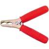 Battery charging pliers, pole sign +, 80 A, 125 mm, red, BYB-6-30F540