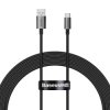 Kabel USB/USB-C 1,5m Baseus 100W Superior Series, Czarny, Huawei/Honor