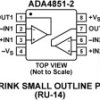 Low Cost, High Speed, Rail-to-Rail, Output Op Amp (Dual)