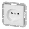 Gniazdo pojedyncze p/t 2P Pearl, 16A, 250V, PT-15P, biały,OR-OE-7705/2P/W