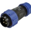 Wtyk; SP2110/P4II-2N; 4 tory; śrubowy; 1,5mm2; 7-12mm; SP21; na przewód; IP68; 25A; 500V; Weipu; RoHS