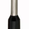 Insulated wire end ferrule, 1.5 mm², 16 mm/10 mm long, DIN 46228-4, black, 216-244