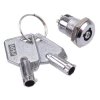 On-On 12mm Metal Key Switch DPDT 1A