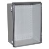 CamdenBoss CHDX8-233C X8 Series Hinged Poly Transparent Lid 500x400x200 IP66/67