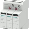 Zabezpieczenie przeciwprzepięciowe 1-fazowy, 40kA, 3.7kV, montaż Szyna DIN, -40 → +80 °C, Siemens 5SD7483