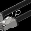 PKW-OUT-SF-K6A-PUR 3.0 Patch cable, Cat.6a, S/FTP, PUR, outdoor, 3 m, black
