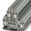Disconnect terminal, screw connection, 0.14-4.0 mm², 2 pole, 22 A, 6 kV, gray, 3044644