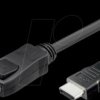 ICOC-DSP-H12-010 DisplayPort 1.2 cable, DP-HDMI, 4 K 30 Hz, 1.0 m