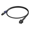 Neutrik 1036421 Current Cable Black 3m Reliable and Secure 1pc