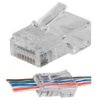 Wtyk Modularny Rj45 8P8c Kat.6 Nieekranowany Utp Drut Przelotowy Neku...