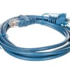 Kabel krosowy patchcord U/UTP kat.5e CCA niebieski 1,5m 95554