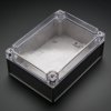 Large Plastic Project Enclosure - Weatherproof with Clear Top