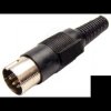 Wtyk DIN 5p 180st. WM-545 Unitra męski na kabel / 6079 rs