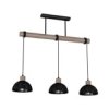 Lampa Wisząca Erik Sawn Black/Patinated Wood 3Xe27 Mlp7640 Milagro