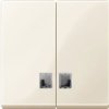 MERTEN Klawisz System M podwójny duże okienko kremowy MTN438544 SCHNEIDER ELECTRIC