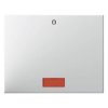K.1 Klawisz z czerwoną soczewką i nadrukiem /0/ śnieżnobiały 14177109