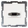 Berker/B.Kwadrat Gniazdo VGA śnieżnobiałe 3315408989