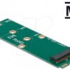 64109 Adapter mSATA to M.2 Key B slot