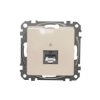 SEDNA DESIGN & ELEMENTS Gniazdo komputerowe RJ45 kat.6 STP beżowy SDD112461S SCHNEIDER ELECTRIC