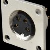 108090 Panel-mounted coupler, flange, IP68, 4-pin