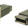 Złącze USB adapter, złącze żeńskie do wbudowania Gniazdo DisplayPort - gniazdo DisplayPort CP30233M Cliff Zawartość: 1 s