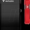 32284 Verbatim Pocket SSD mit Schlüsselring, 512 GB Schwarz/Rot