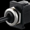 01828.1301-02 Toggle switch, 1-pin, changeover switch, black